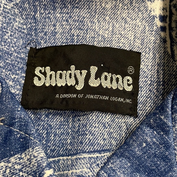 Vintage Shady Lane Denim Patchwork Dress - Picture 5 of 13